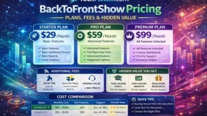 BacktoFrontShow Pricing